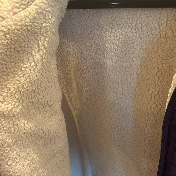 Free Country Deep Purple Quilted Vest with Sherpa Collar - Picture 5 of 6